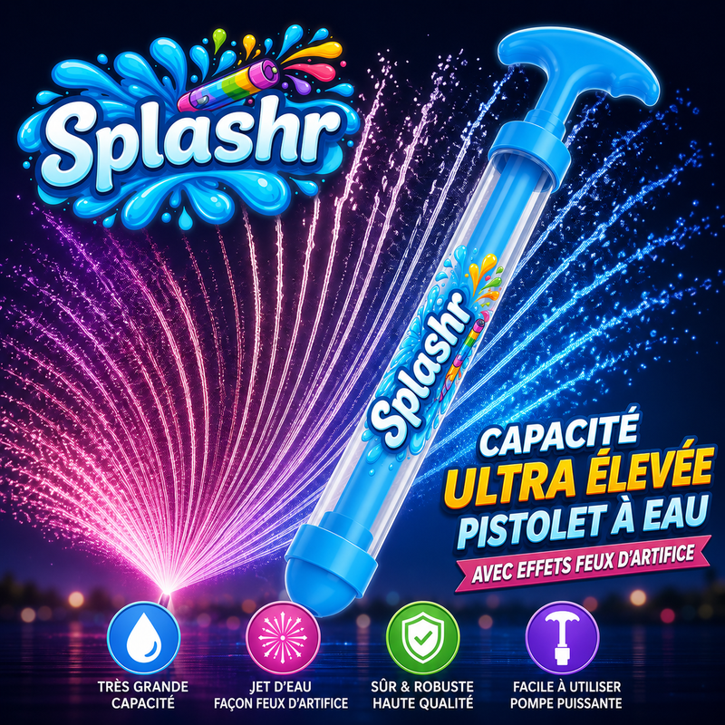 Splashr™ Pistolet à Eau Feu d'Artifice